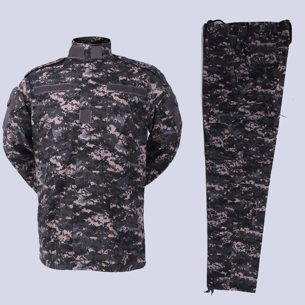 Fatos de treino masculino uniforme tático militar uniforme camuflagem do exército masculino uniforme de combate tático exército trabalhando ao ar livre ternos do exército russo 230923