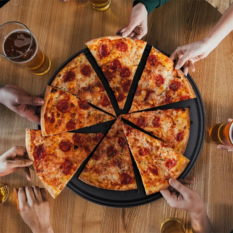 1 Pièce, Poêle À Pizza, Planche À Pizza En Acier Au Carbone, Plaque À Pizza  Pour
