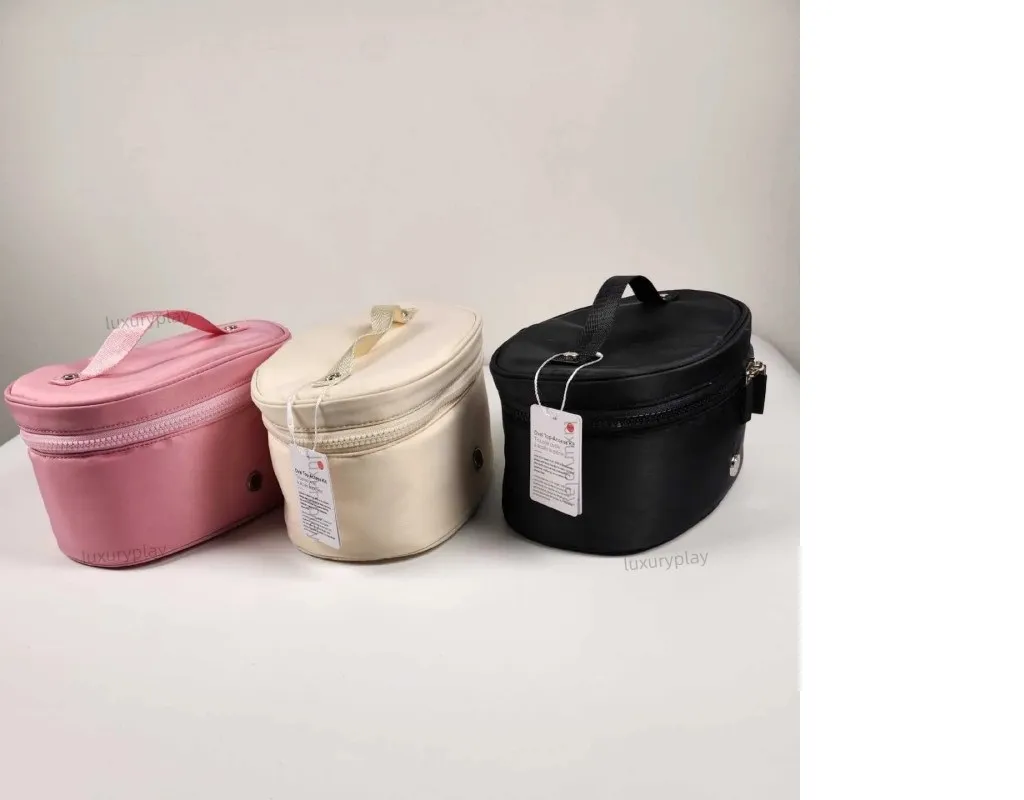 LU Makeup Bag Designer Bags Outdoor Bags Women Oval Kit 3.5l Gym Makeup Makeup Bags Cosmetic Bag Fanny Pack Packs