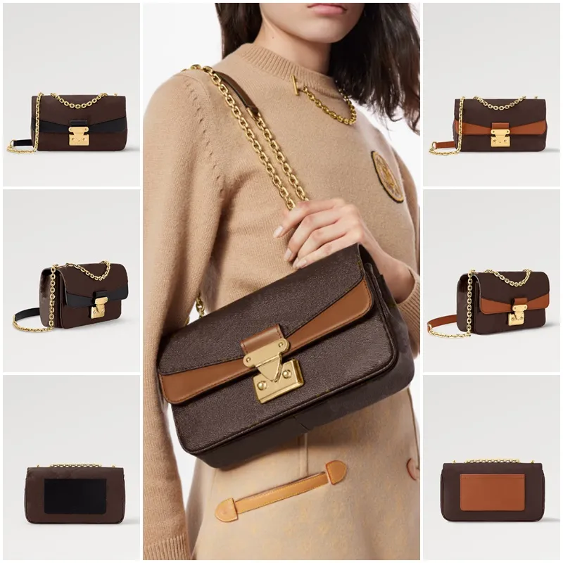 Vintage 2 Colours Shoulder Bag Women Chain Crossbody Fashion Top Designer Handbag Wholesale Handbags Luxury Shoulder Bags Classic Cross Body