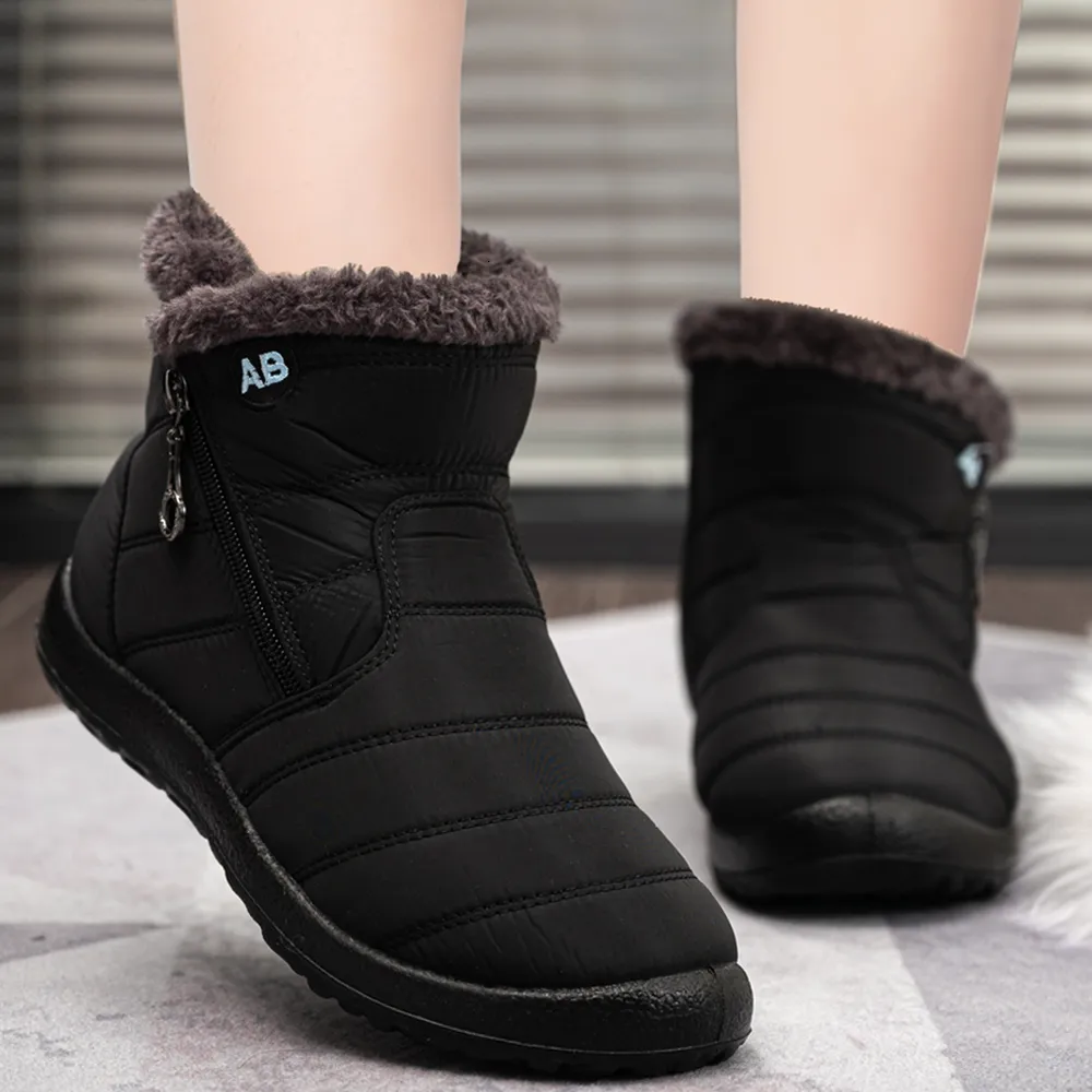 916 Schnee weiblich warmes wasserdichtes Plüsch -Knöchelstiefel Winter Frauen Freizeitschuhe plus Größe 230923 881