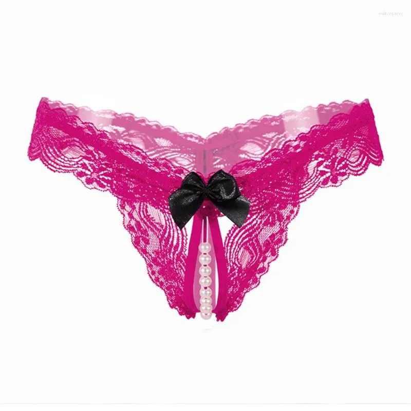 Womens Panties Sexy Lingerie Female Massage Pearl Thong Ladies Lace Pubes  Out G String Women Erotic Open Crotch Girls Beading Underwear From  Waltonpercy, $5.38