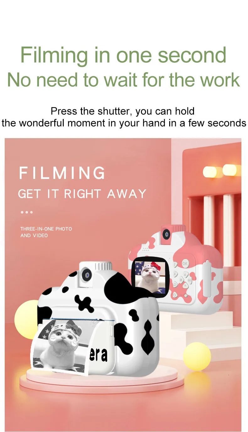 DHgate.com:Fashion Cartoon Digital Camera for Kids, 2000W HD Video ...