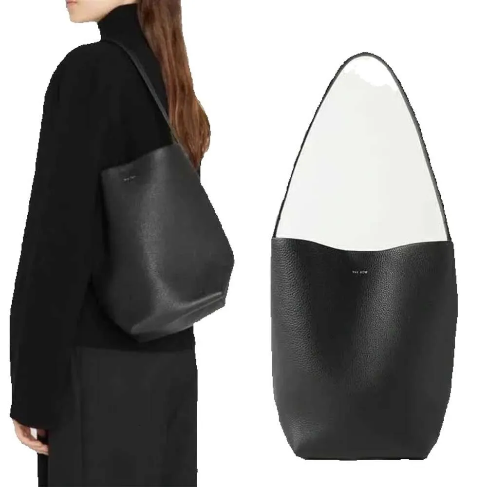 5a tamanho branco the row park sacola para mulher bolsa designer balde de ombro das mulheres sacos dos homens couro genuíno pochette crossbody