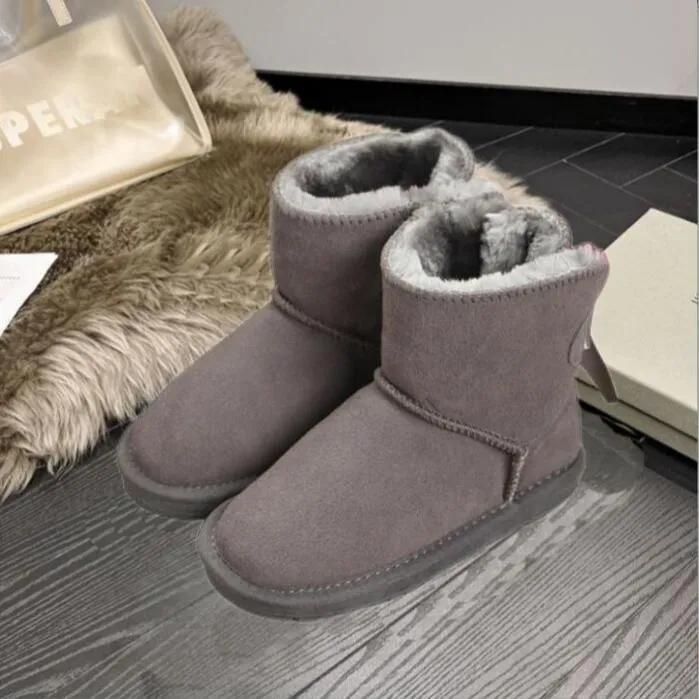 2023 Kobiety Winter Ultra Mini But Designer Australian Platform Boots For Men Real CHORETH Warmowe botki na futrze luksusowe buty 35-46 damskich butów śniegowych Agga5555x