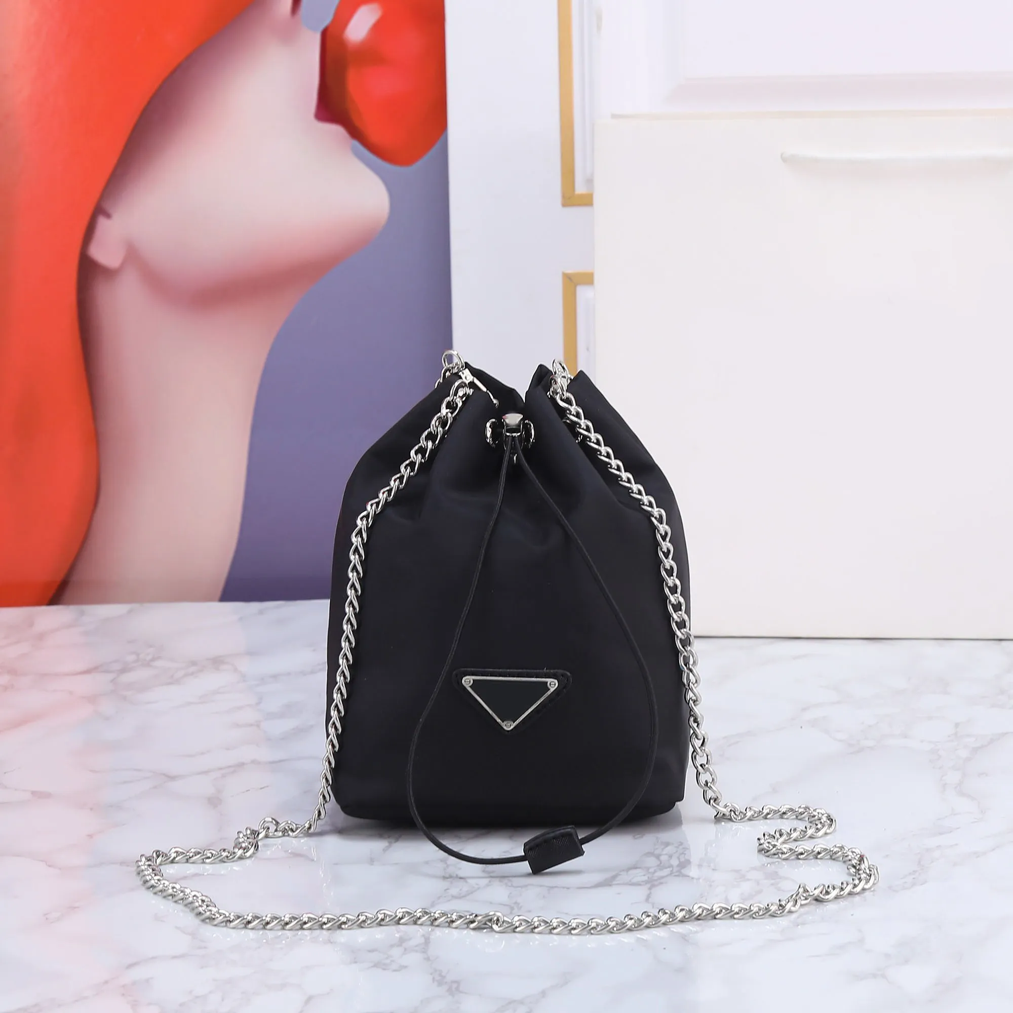 High Quality Womens Bucket Bag Coin Purse Shoulder Bag Womens