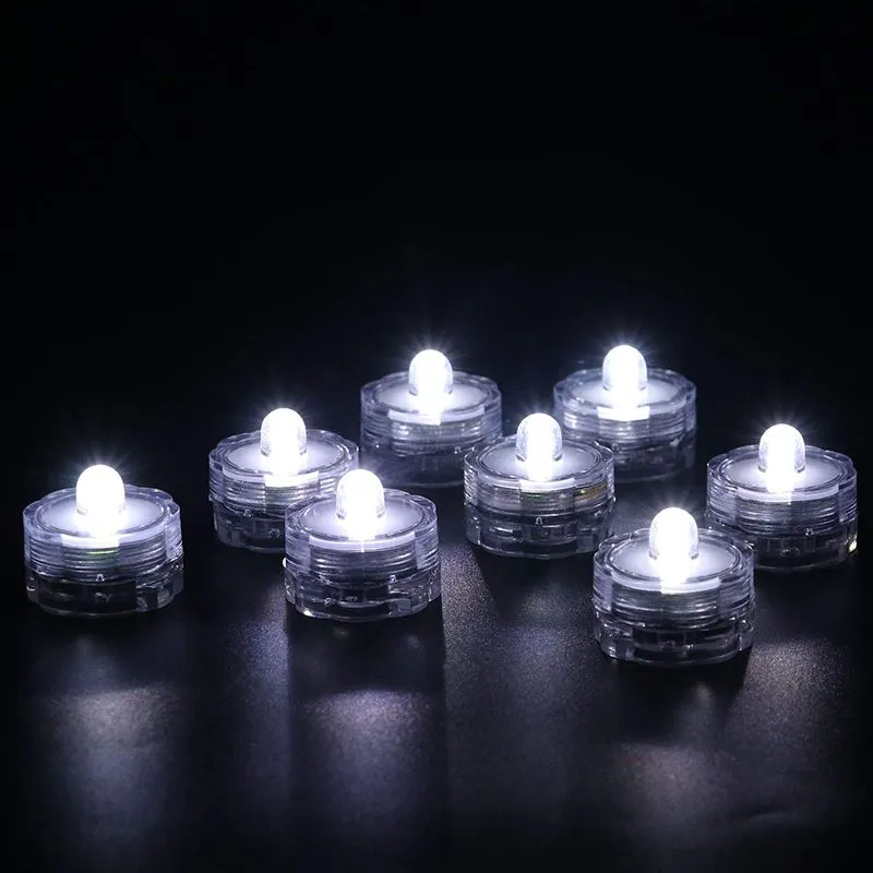 Candle light LED Submersible Waterproof Tea Lights battery power Decoration Candle Wedding Party Christmas High Quality decoration light