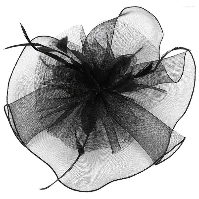 Bandanas chapeau de mariée en maille, coiffure, fascinateurs de cheveux pour femmes, bandeau, accessoires à clapet pour Banquet