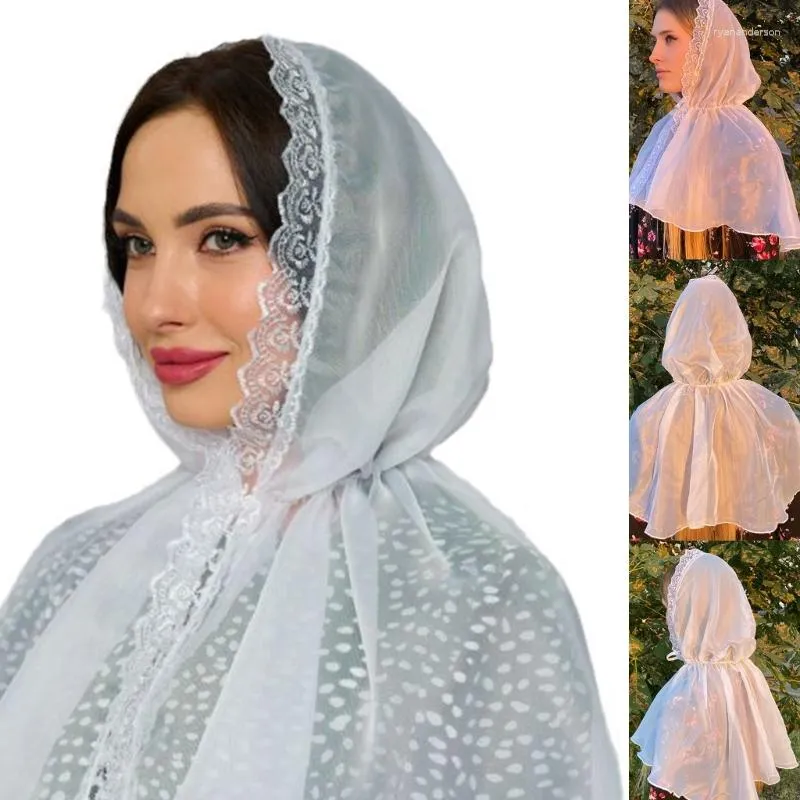 Schals 634C Sommer kurze Cape Schals Wrap für viktorianische Prom Kapuzenmantel Prinzessin