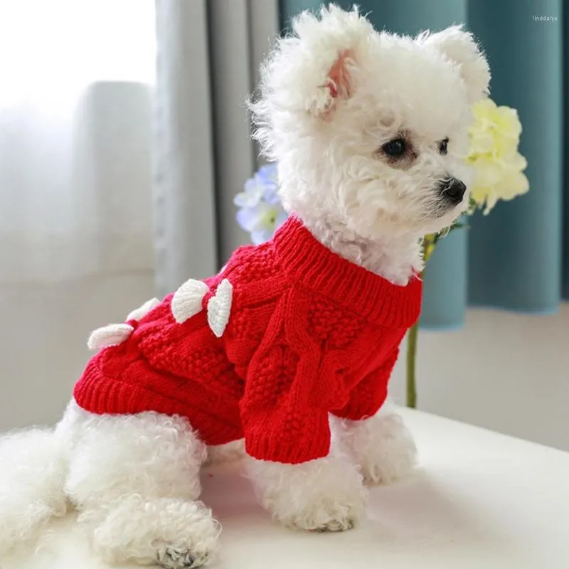 Одежда для собак, свитера для домашних животных, годовой красный жилет, одежда