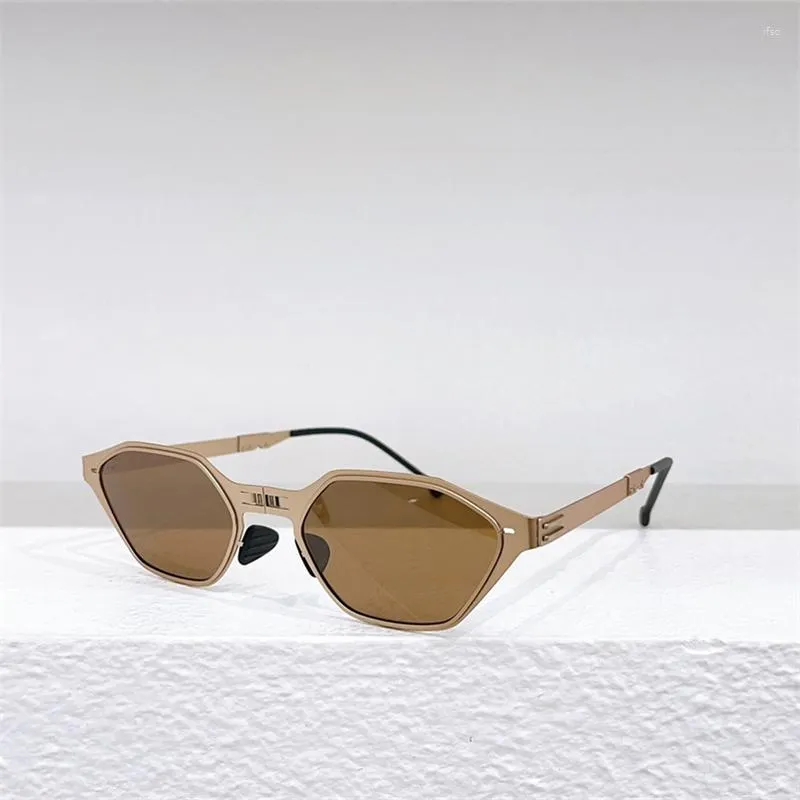 Solglasögon Original Brand ROA Sökfold Kvinnlig Male Folding Eyewear For Women Fashion Sun Glasses