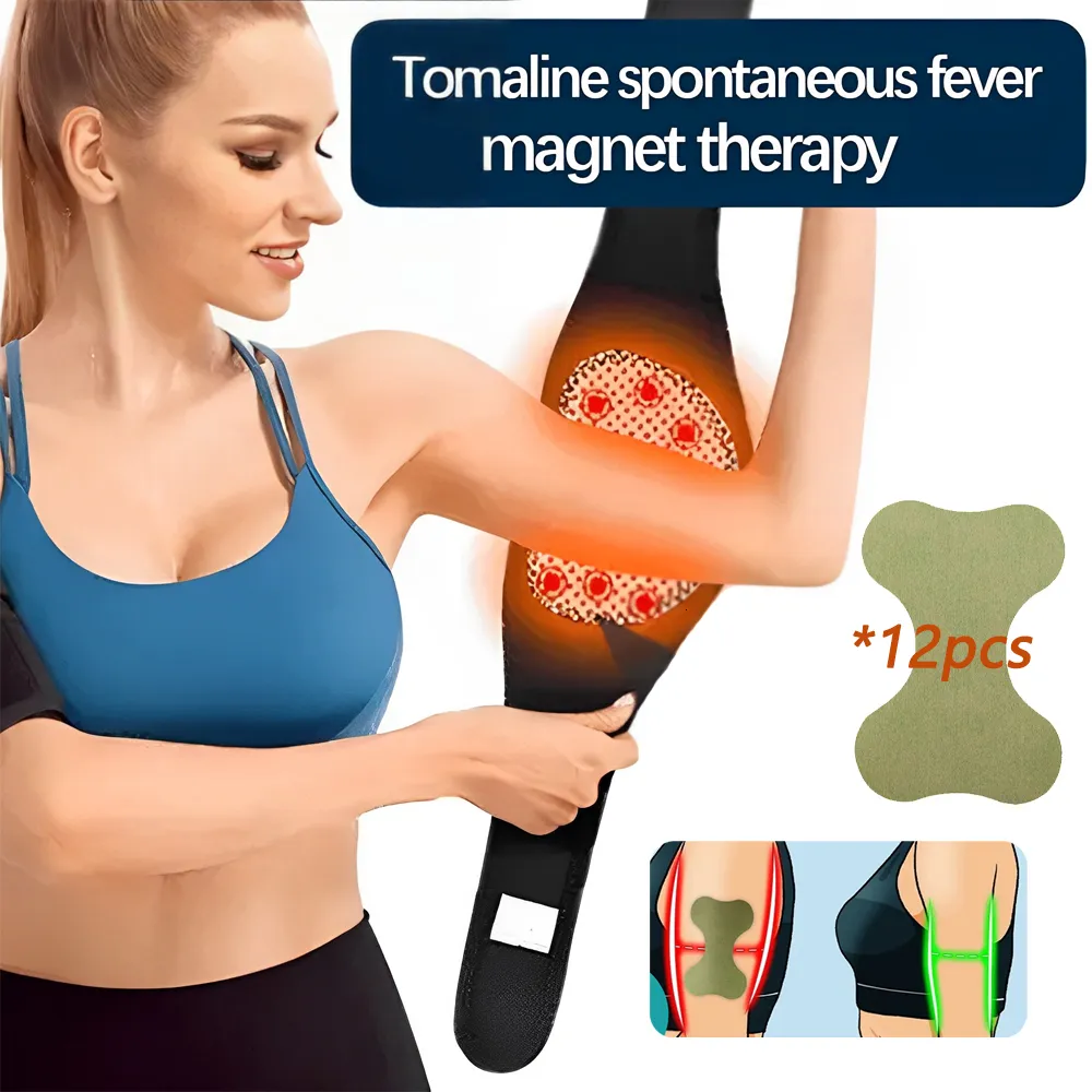 Arm Shaper Bras Mince Tomaline Wrap Bandes Perte De Poids Calories Hors Minceur Bras Shaper Masseur Manches Aimant Thérapie Ceinture De Sueur Brûlant Les Graisses 230923