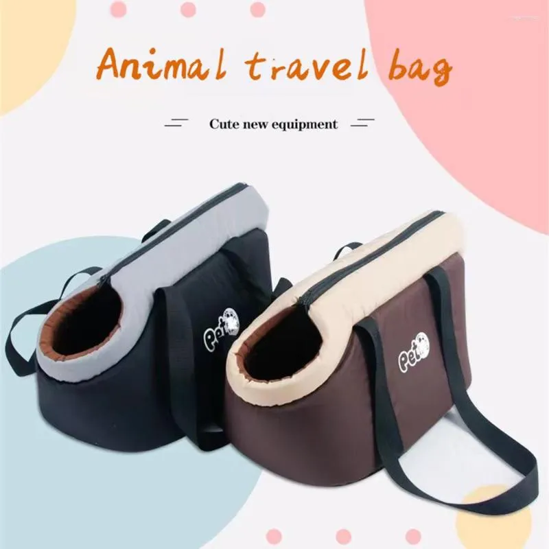 Dog Carrier Portable Pet Bags Anti-slip Fabric Prevent Suffocation Supplies Travel Universal Cat Backpack Breathable One-shoulder