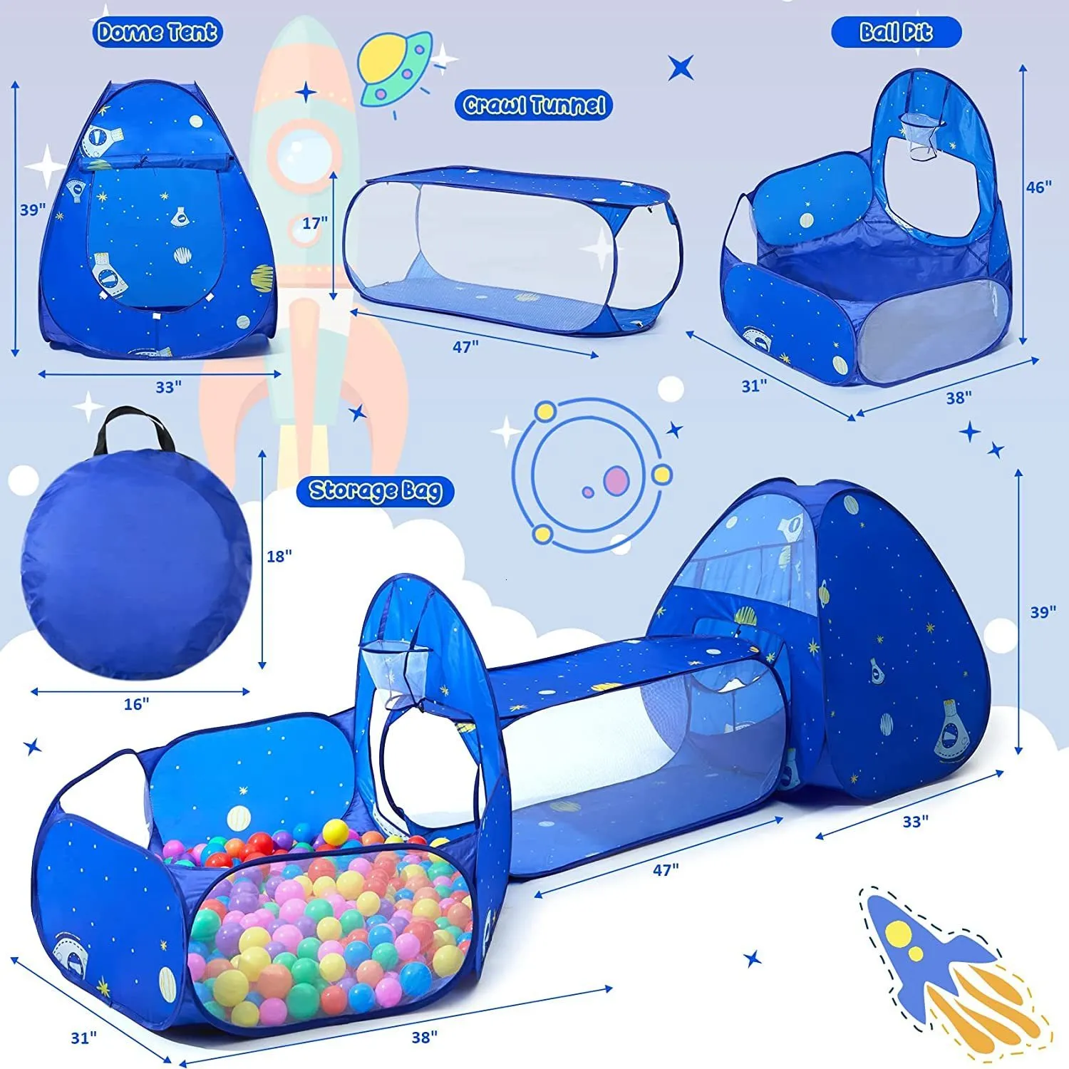 Baby Rail Parque Infantil Para Bebés Con Aro De Cesta Plegable Ocean Ball  1,5 M Piscina De Bolas Grande Piscina Portátil Con Túnel De Rastreo Tienda  De Campaña Juguetes Para Niños 230923