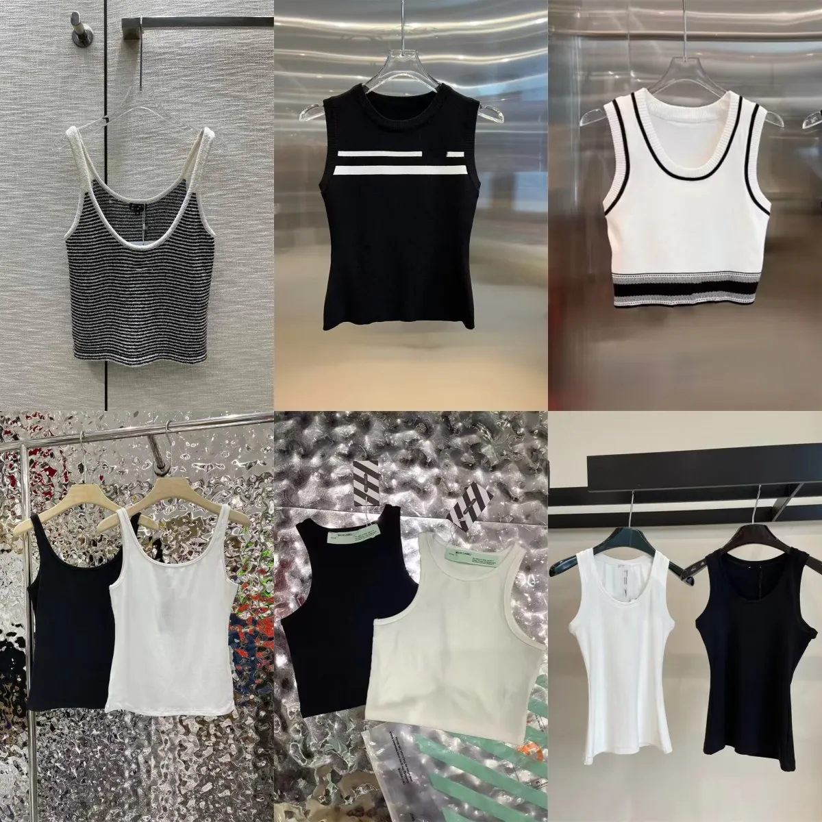 Mode kvinnans tankar camis anagram-utbredda bomullsblandning tank topp shorts designer nylon yoga kostym sportkläder fiess sport bh mini outfits tops