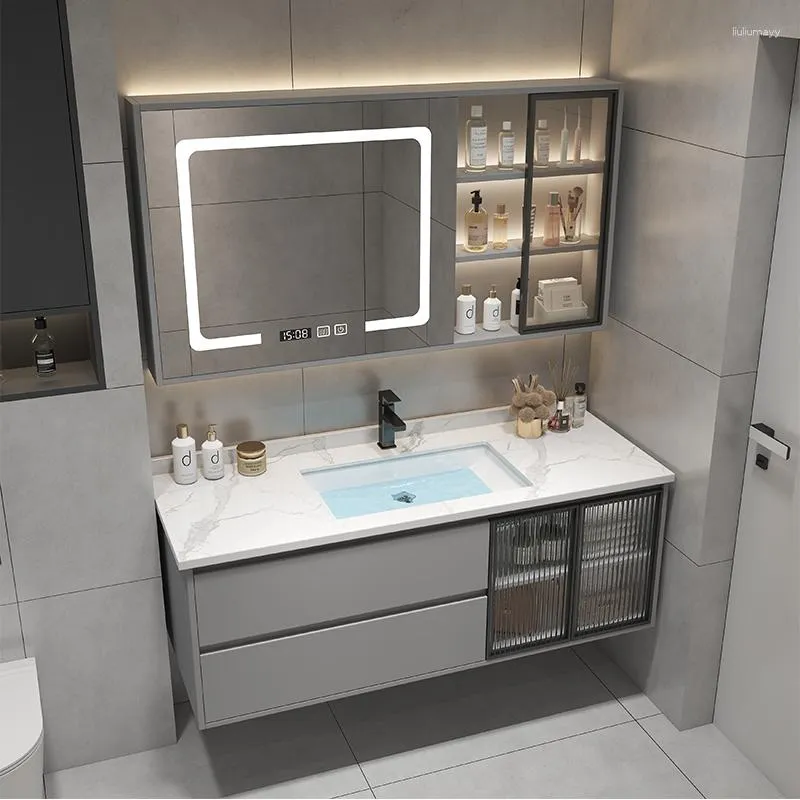 Bathroom Sink Faucets Smart Cabinet Combination Toilet Wash Basin Washbasin Stone Plate Ceramic Whole Washbin Washstand