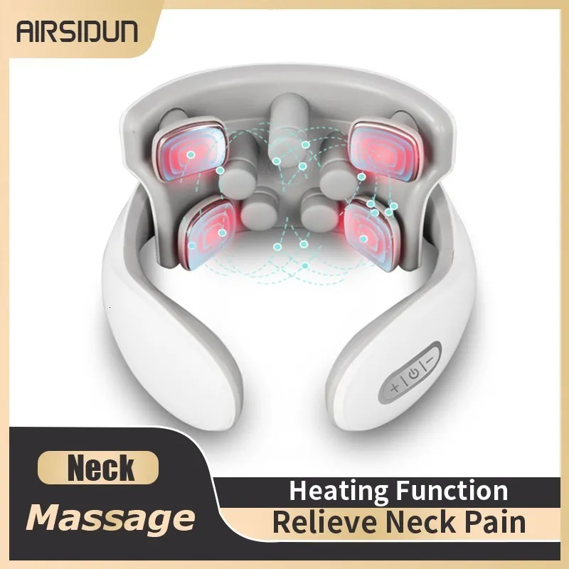 Masseurs de jambes Masseur de colonne cervicale Masseur de cou d'épaule Machine de massage de cou électrique intelligente et masseur d'épaule 230923