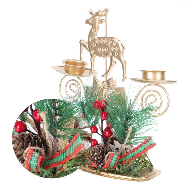 Candelabros Candelabro Durable Soporte Soporte Navidad Práctico Luz de Navidad Decoraciones de la casa Hogar