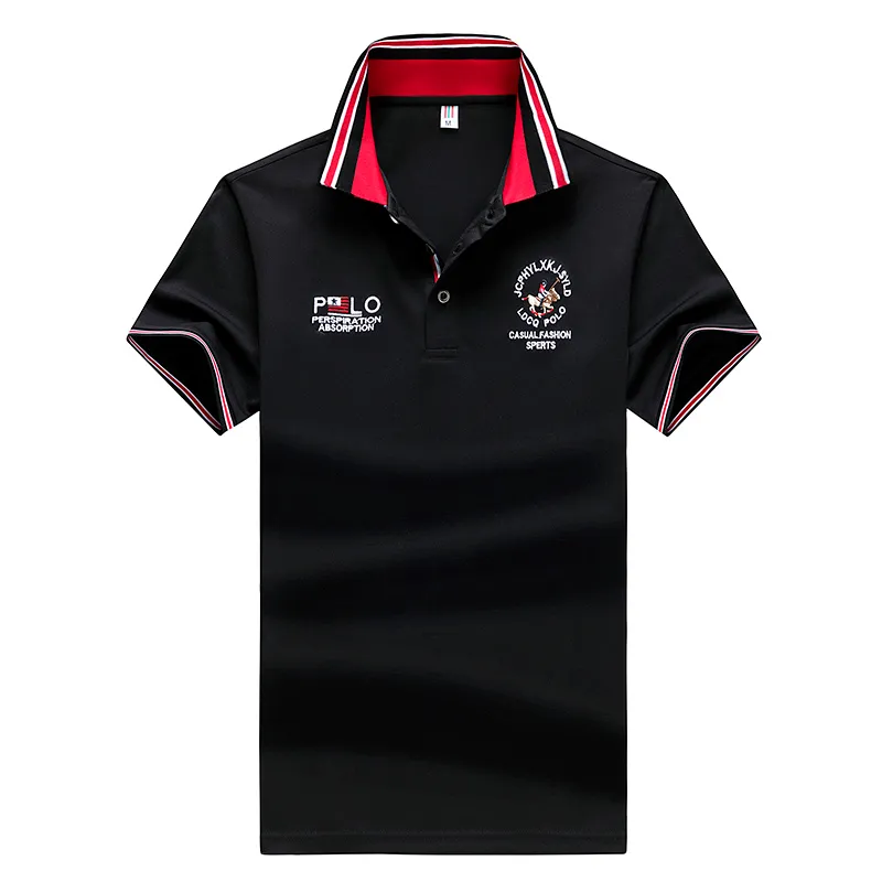 Men's Luxury Polo Shirt Premium Designer Tee, Breathable Cotton Blend,  Short Sleeve Casual Top, Summer Fashion, Sizes M-4XL