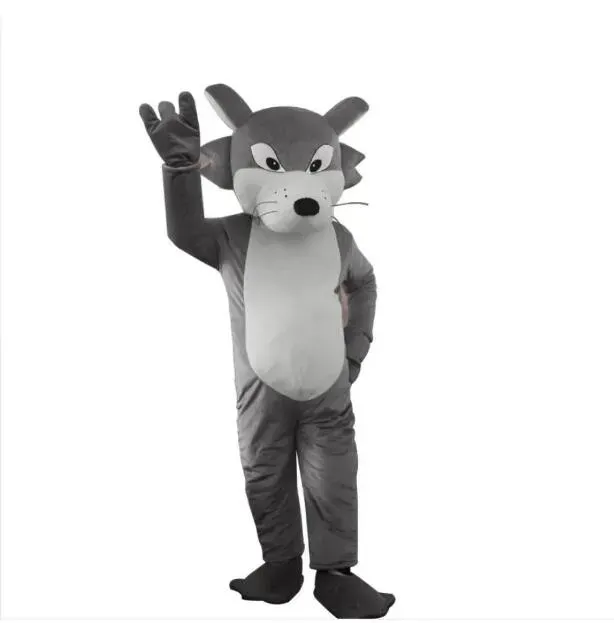 Halloween Noël Loup Costume De Mascotte Dessin Animé Thème Personnage Carnaval Adulte Unisexe Robe De Noël Fantaisie Performance Robe De Fête