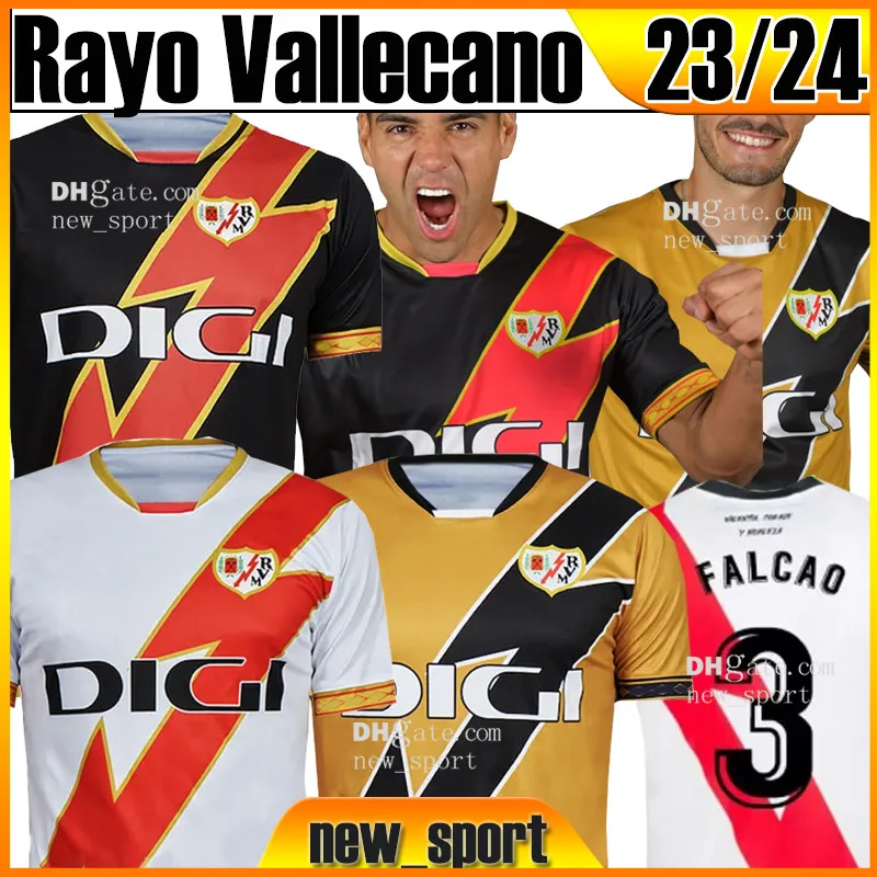 23 24 Camiseta Rayo Vallecano Soccer Jerseys 2023 2024 ISI UNAI LOPEZ new sport Home Away SERGI GUARDIOLA FRAN GARCIA RODRIGUES OSCAR men kids maillots Football Shirt