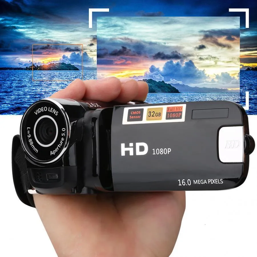 Caméscope numérique, caméscope Haute définition Full HD Rotation