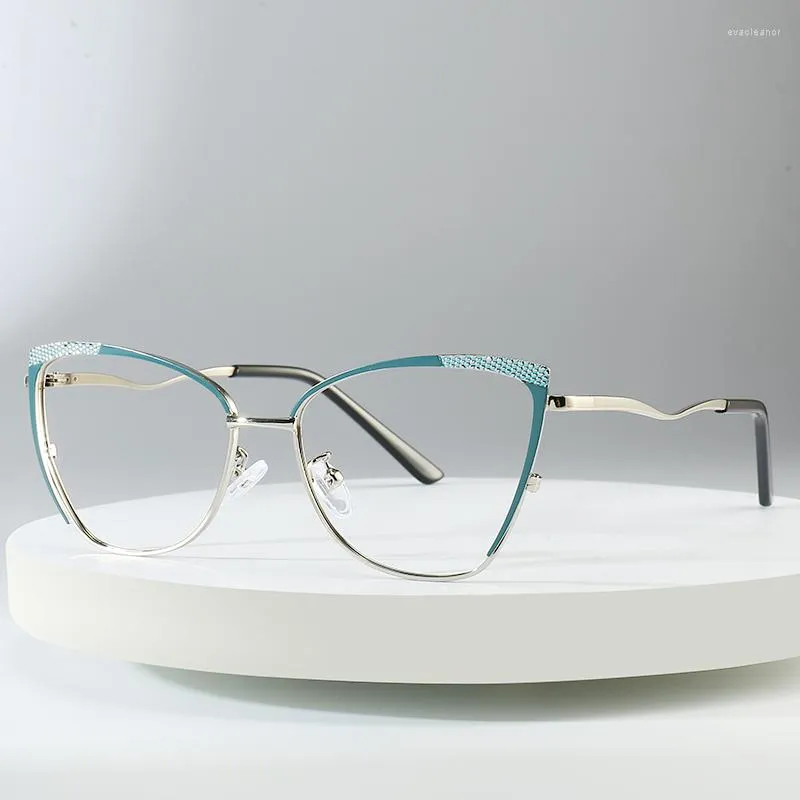 Zonnebril KIYO Merk Cat Eye Vrouwen Groothandel Anti Blauw Licht Blokkeren Optische Frame Bril Spektakel Brillen Brillen Frames 9718