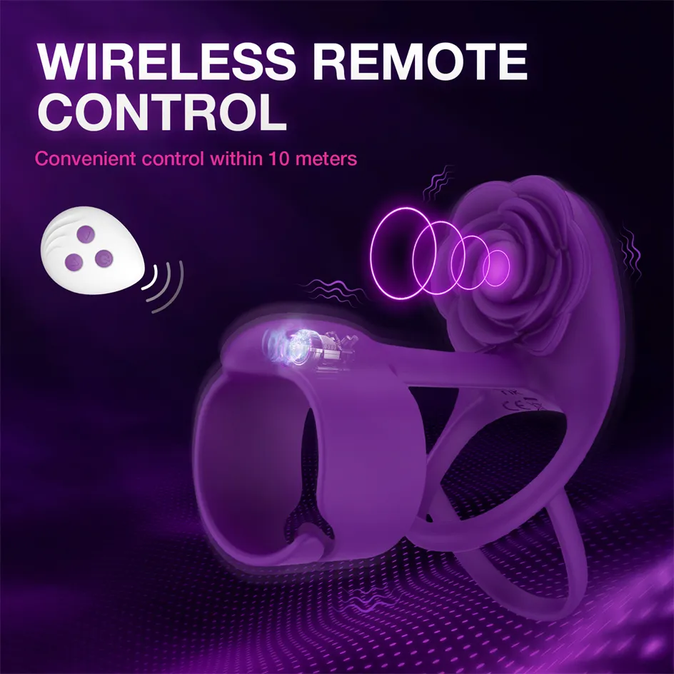 Vibrating Pleasure Ring With Remote Control ... From Gou05, $17.17