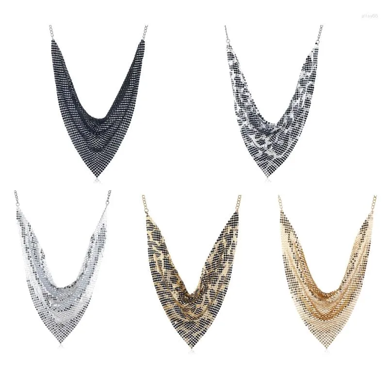 Scarves Bride Collar For Summer Banquet Scarf With Shinning Sequins