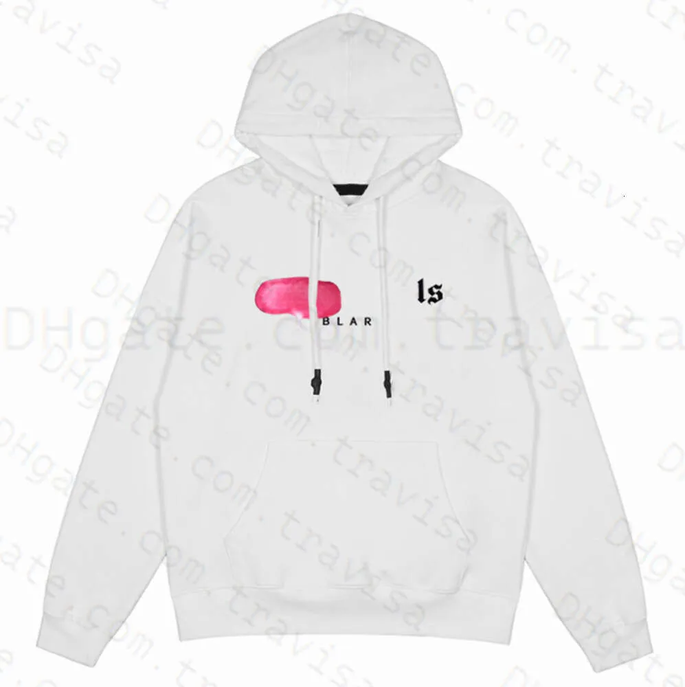 Designer Palm Hoodie Roze hoodie voor heren Beerpatroon T-shirt Street Letter Sweatshirt Spicy Ink Dameshoekhoodie Trend Plus trui