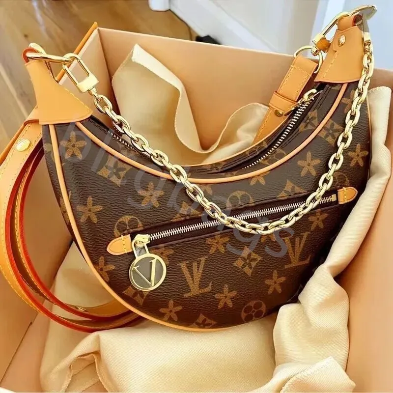 10A Loop Bag Croissant Bolsas Carteiras De Luxo Crossbody Bolsas Designer Mulher Bolsa Bolsa Sacos De Ombro Designers Mulheres Bolsa Luxurys Bolsas M81098 Dhgate BLCGbags