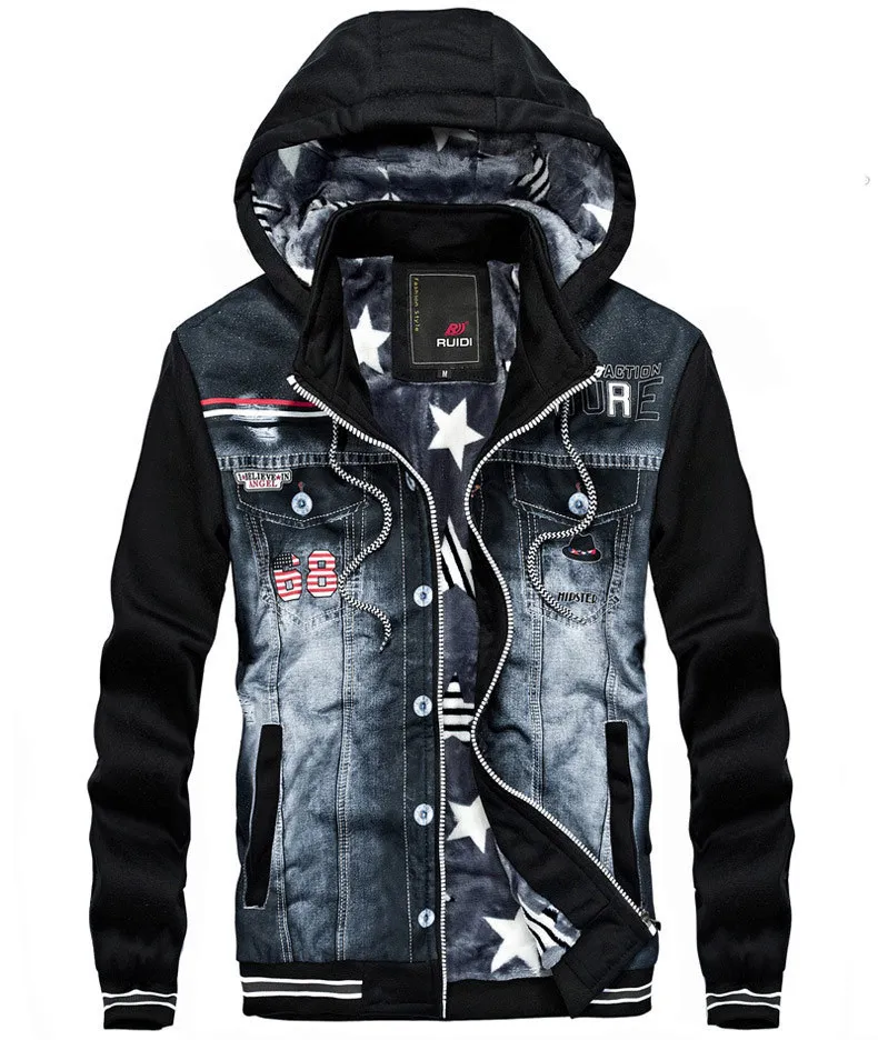 Mens Jackets Mwxsd Brand Mens Casual Hooded Jacket Bomber Men