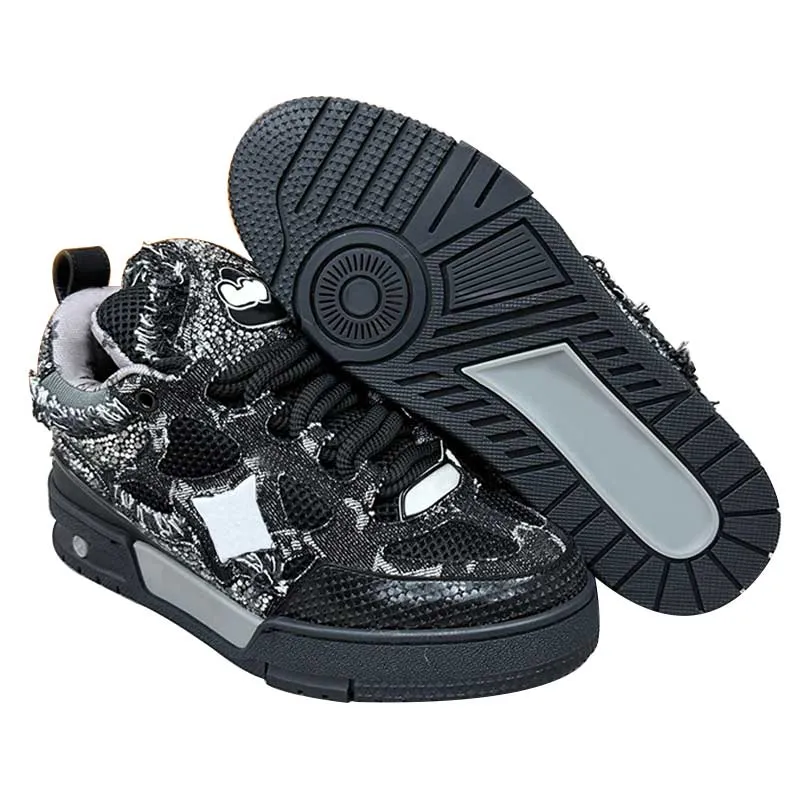 Mens Vintage Basketball Shoes Skate Sneaker Brand Designer Casual