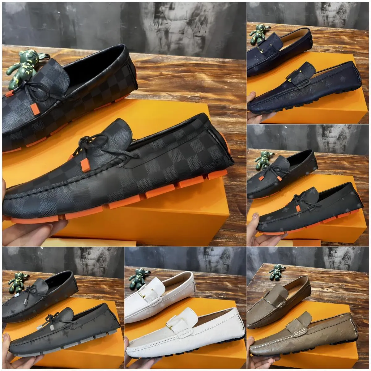 Hockenheim Mocassin Mocassins Major Driver Estate Mocassins Chaussures Designer Hommes Arizona En Relief Mode Top Qualité En Cuir Casual Chaussure