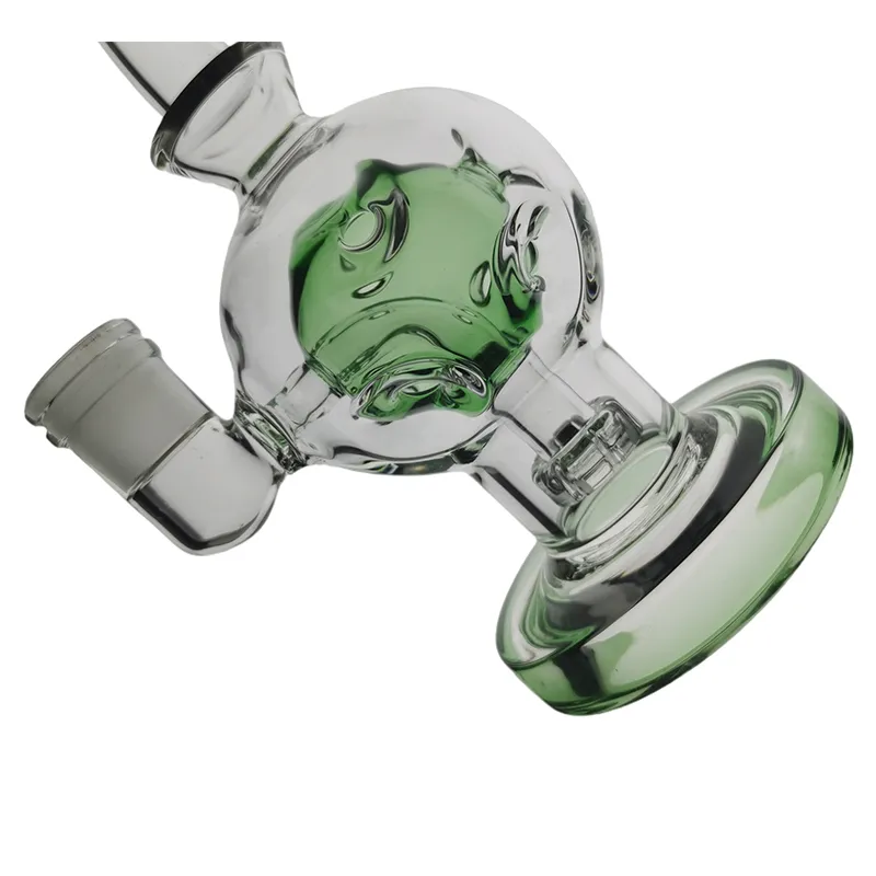 Nouveau style joint mini Fab oeuf narguilés verre Bong recycleur fumer tuyau d'eau Dab plate-forme 18 cm hauteur avec joint de 14 mm