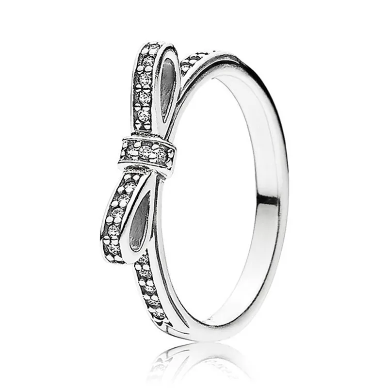 Anneaux d'amour pour femmes designer ring rose argent diamant ring womens bijoux concepteurs anniversaire de Noël cadeau 5-9