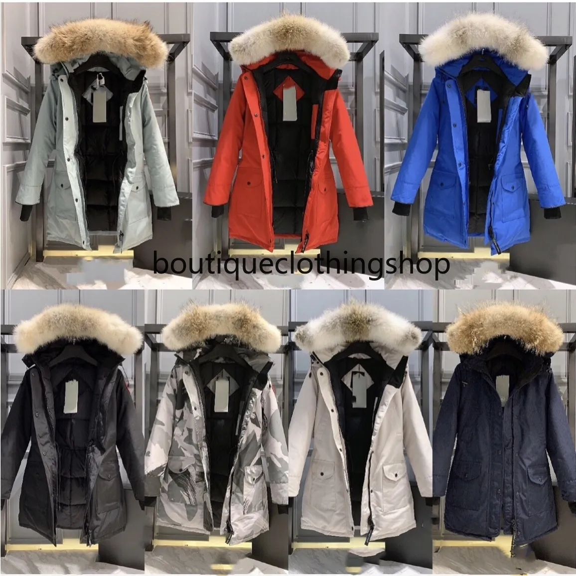 Designer canadense Mulheres Gooes Coats Jacket Womens Down Jackets Parkers Jaqueta com capuz de inverno