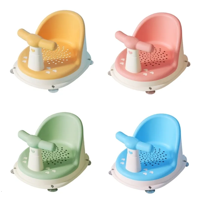 Badewannensitze Baby-Badewannensitz, rutschfeste Badestütze für Kleinkinder, abnehmbarer Griff, entworfener Badewannenstuhl für Jungen und Mädchen im Alter von 6–18 Monaten, 230928