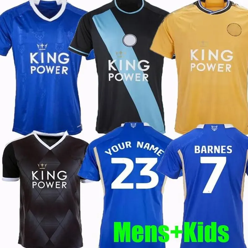 Leicesters fotbollströjor 23 24 Barnes Tielemans hem borta Vardy Maddison Iheanacho Ayoze Ndidi Daka Lookman City Home 2023 2024 Vardy Football Uniforms Men Kdis