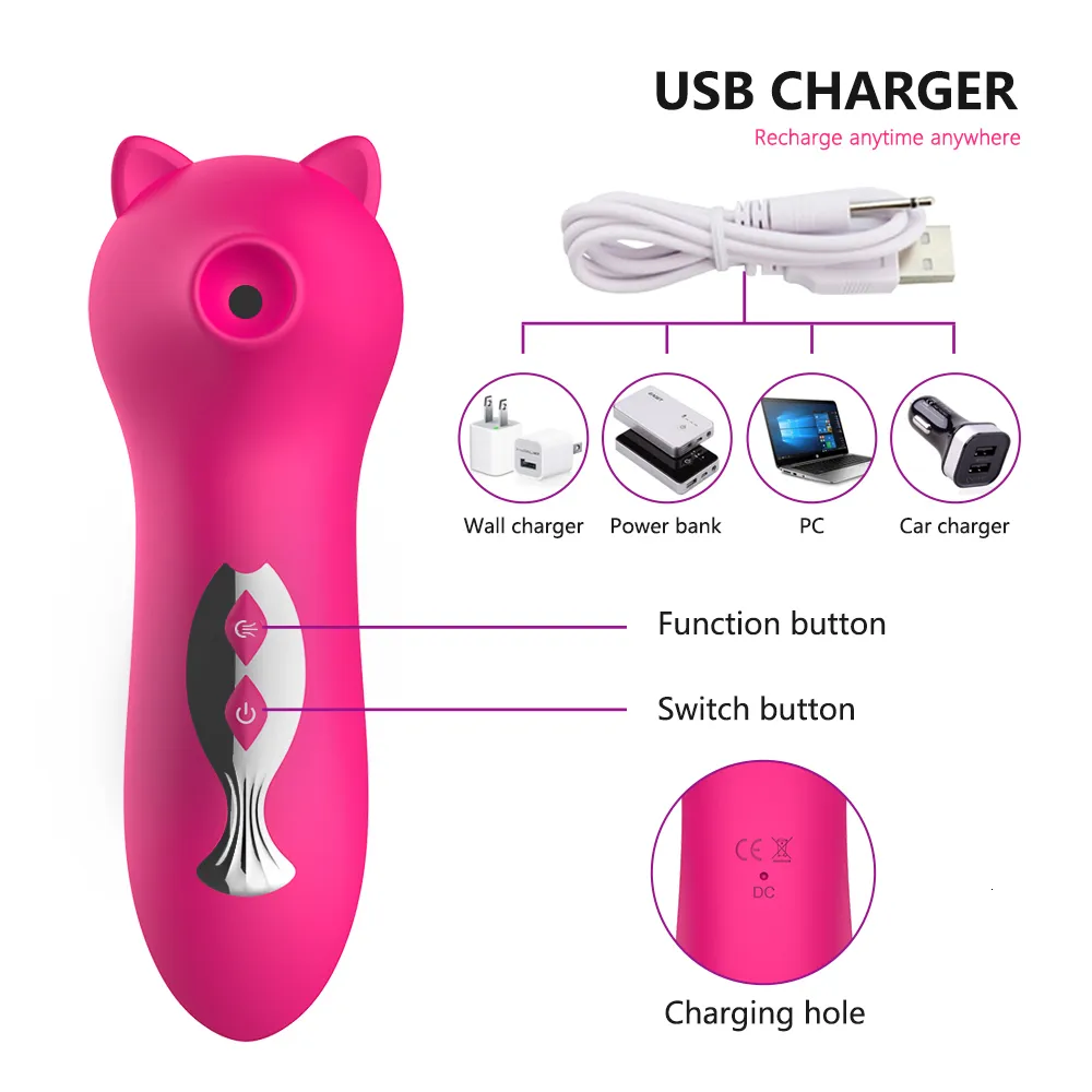 Powerful niple sucker and Clit Vibrator with Fast...