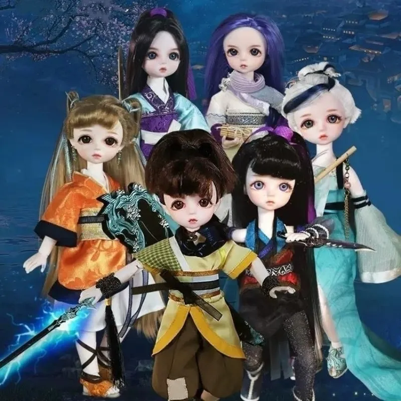 Dolls Kawaii 28cm Dbs 16 Bjd The Legend Of Qin Anime Figure Style Ball Jointed Full Set Movable Kids Fashiontoy Xmas Gift 230923