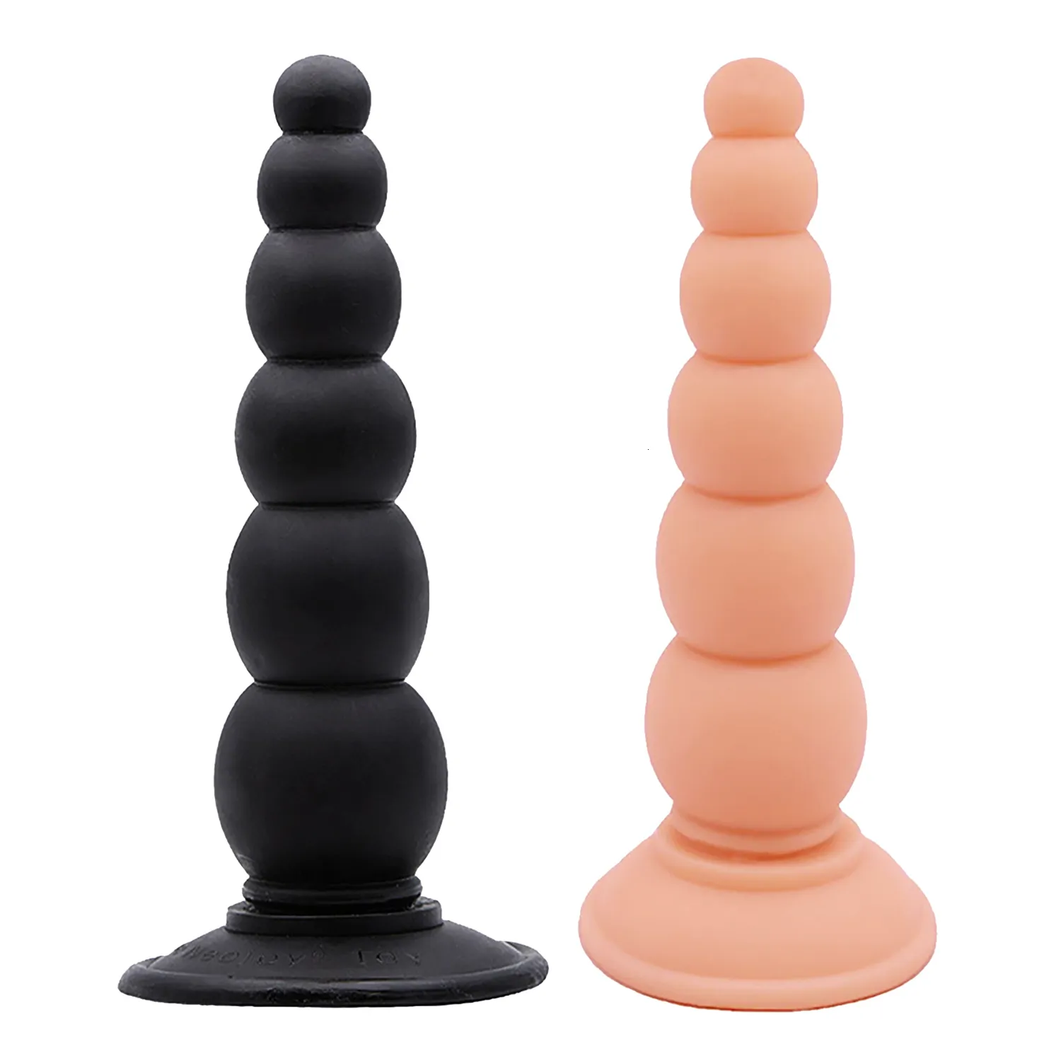 Anal Toys Sex Pull Beads Dilator Soft Plug Dildos with Suction Cup Stimulation of Vagina and Anus for Women Men 230923