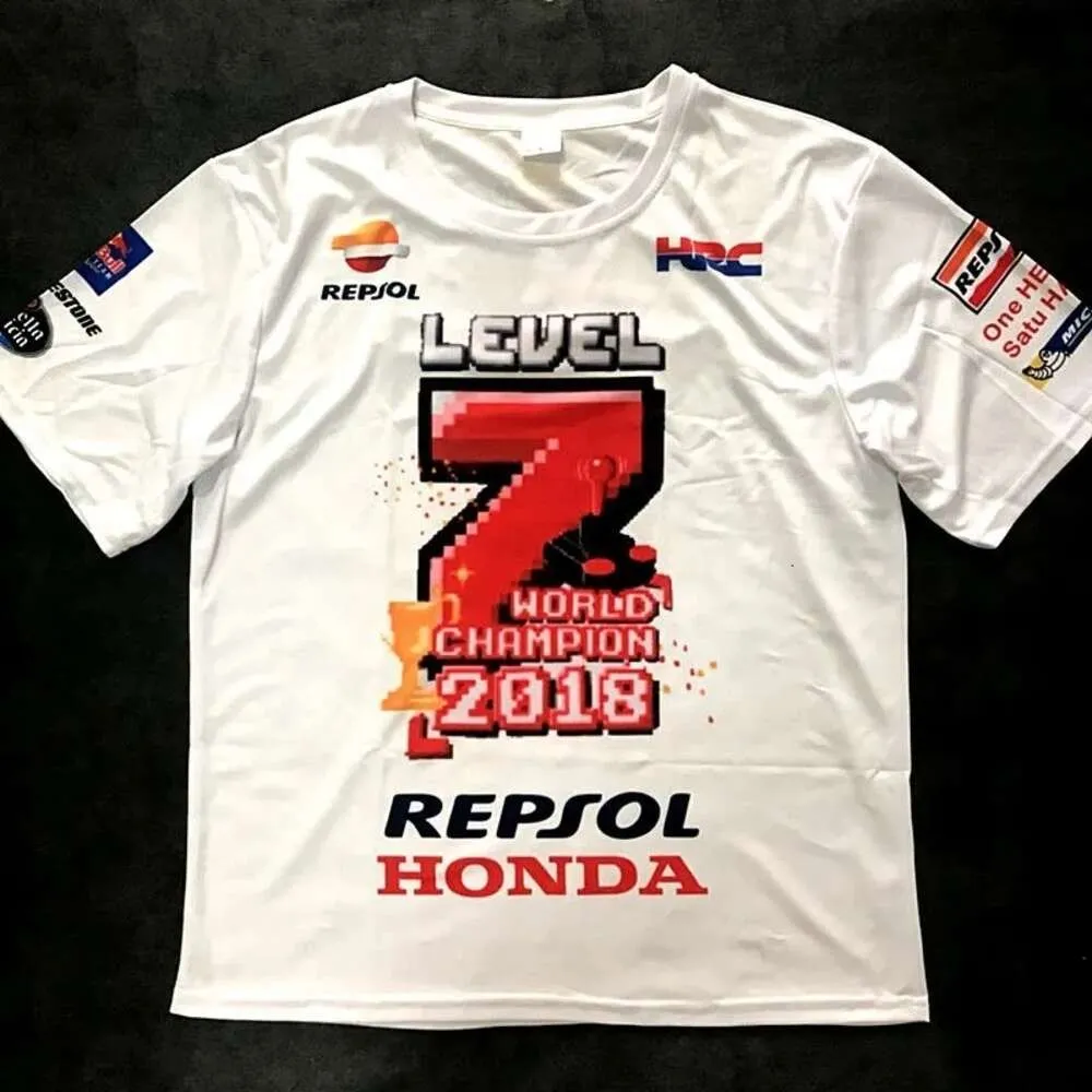 T-shirt homme motoggp nouveau demi-coupe à manches courtes séchage rapide respirant Honda Racing T-shirt n ° 93 pilote Marquez pull style designer