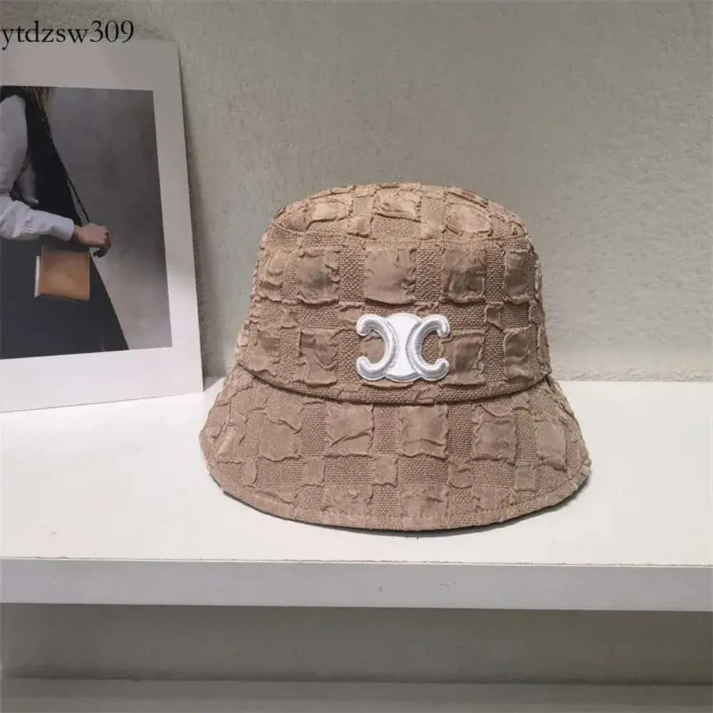 Kadın tasarımcılar kova şapkaları s sağlam ekose mektuplar balıkçı şapkaları yaz açık seyahat spor sunhatlar gündelik moda beyzbol kapakları