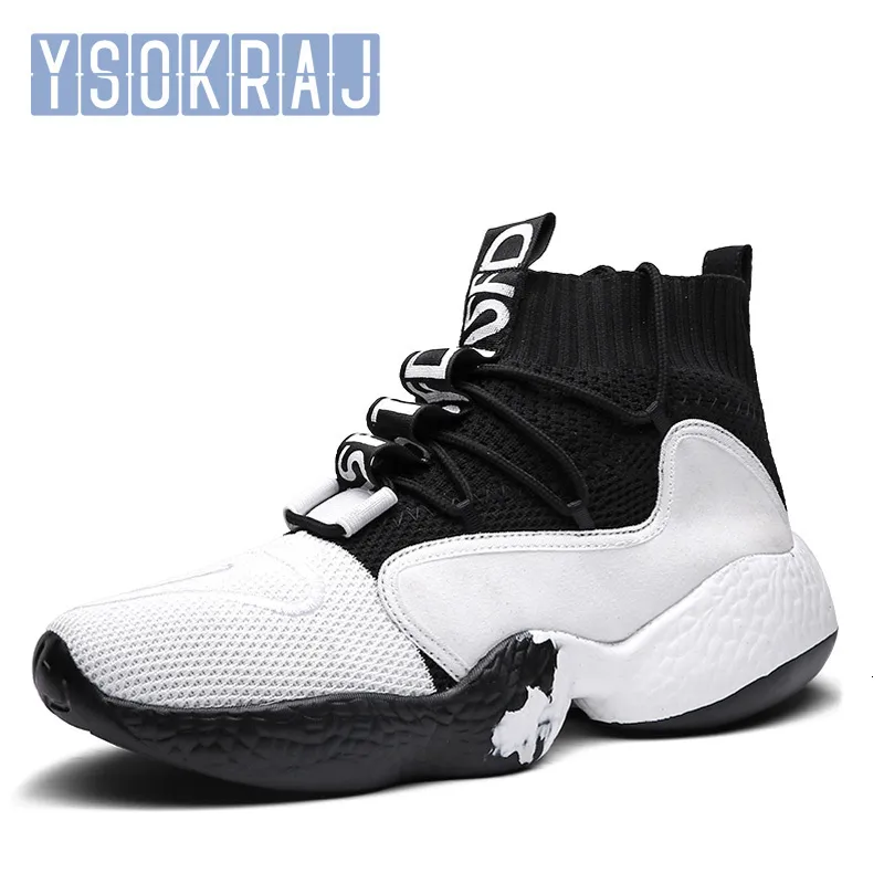 Fashion Quality High Top Sneakers habille des chaussures de basket-ball pour les bottes de cheville sportives extérieures Men de taille confortable 39-48 23092 27 COMTABLE