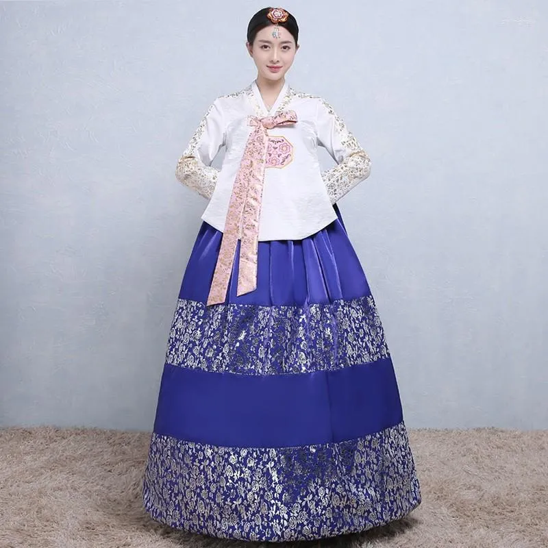 Yanji Korean Womens Ethnic Hanbok Dress Traditional Wedding Dance