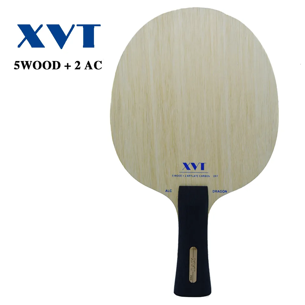 卓球Raquets XVT ALCカーボンブレードPing Pong Blade Table Tennis Bat 230925