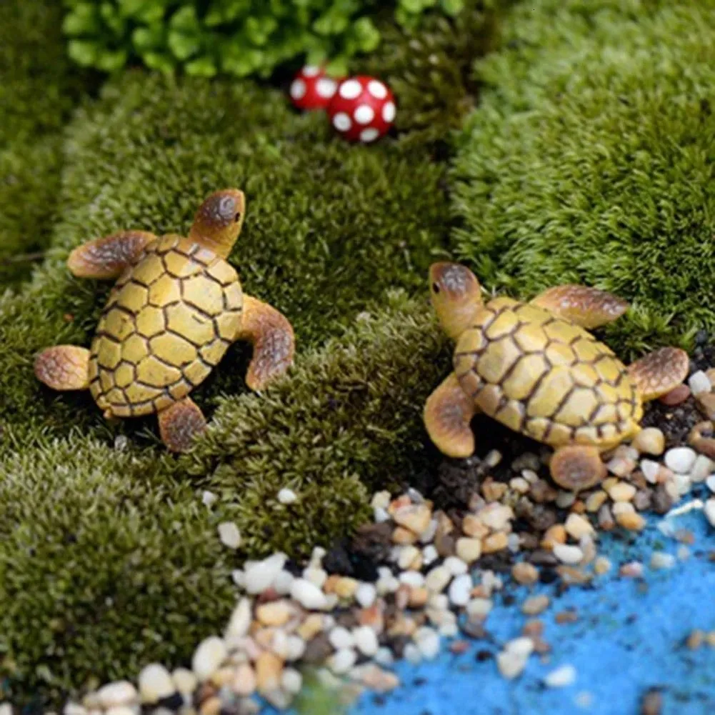 Pot De Fleur De Tortue En Résine, Jardinière Décorative De Tortue