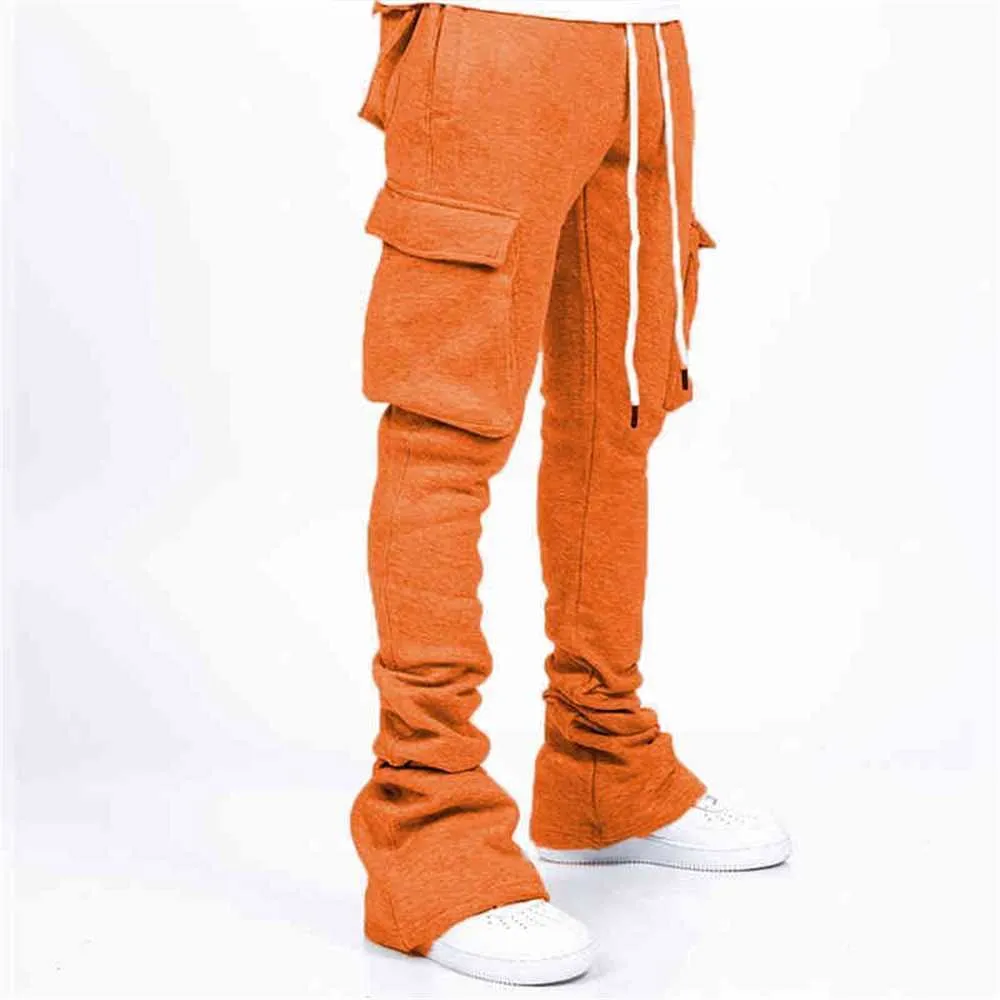 Mens Stacked Jogger Sweatpants 100% Cotton, Orange, Blank Gym Trousers For  Customizing Wholesale, Heavyweight, Regular Fit, 5XL From Megogh, $23.05 |  DHgate.Com