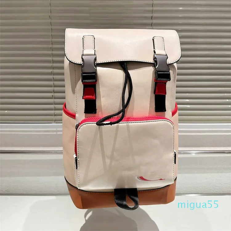 Drukuj plecaki torba mężczyzn designer torba podróżna skórzane plecaki pełne litera szkolna szkolna plecak